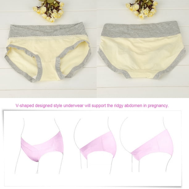 Ropa interior de maternidad Jadeshay bragas de algodón suave y transpirable Para embarazadas M L XL XXL