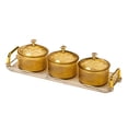 thumbnail image 2 of Plato de Servicio Macarena con Contenedor de Almacenamiento Tapa 3 Rejillas, 2 of 7