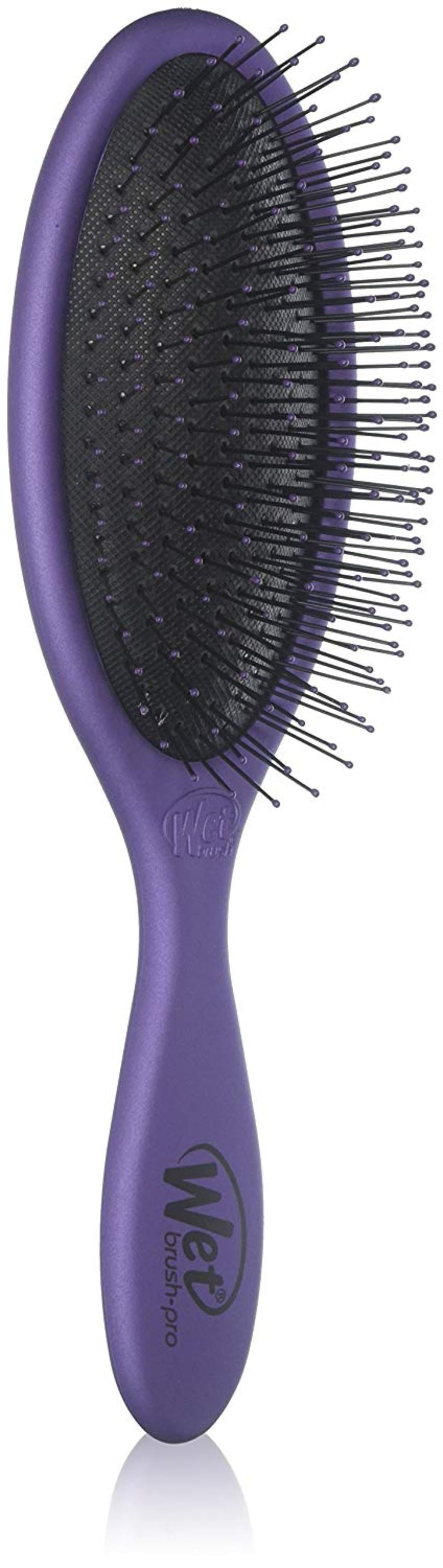 J&D Beauty , Pro Shine Enhancer Detangle Brush, Purple, JD Beauty Group