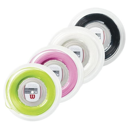 UPC: 0887768140038 | Wilson Synthetic Gut Power Tennis String Reel ( 17G Black )