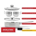 thumbnail image 4 of Cookpro 521 Steel 4 Egg Poacher Non Stick, 4 of 5