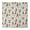 Lightgray Highland Cow, variant on White Highland Cow Flower Pattern Square Fitted Tablecloth with Elastic Edge,Square Table Cover,Washable Elastic Table Cover for Home Kitchen Party Decor 36"x36"