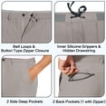 thumbnail image 3 of Pantalones deportivos de golf JWM para hombre, elásticos, con trabillas para cinturón, ajustados, 3 of 6