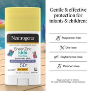 Neutrogena Sheer Kids Mineral Sunscreen Stick, SPF 50, 1.5 oz
