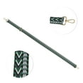 thumbnail image 3 of Unique Bargains 1 Pc Arrow Pattern Light Gold Tone Hook Handbag Strap for Dating Dark Green Polyester, 3 of 4