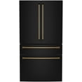 thumbnail image 6 of Cafe Cje23dpw 36" Wide 23.2 Cu. Ft. Energy Star Certified Bottom Freezer - Matte Black /, 6 of 7