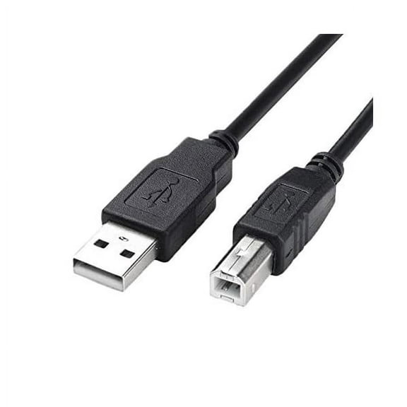 Printer to Computer USB Scanner Cable High Speed A Male to B Male Cord Compatible with HP, Canon, Dell, Epson, Lexmark, Xerox, Samsung and More (10FT)
