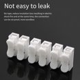 thumbnail image 4 of 100pcs Quick Wire Connector Cable Tape Cables Terminal Block 2 Way Clamp Professional Lightweight Splices Lock Wires Terminals, 4 of 7