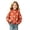 V70-Red, variant on WhouRiu Girls Casual Neck Sweatshirts Fall Cozy Polka Dot Print Pullover Sweatshirt 2-15 Years