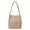 Dark Beige, variant on Straw Beach Bag Buckets Totes Handbag Shoulder Tote Bag Straw Purse Summer Purse Women Summer Handbag (Dark Beige)