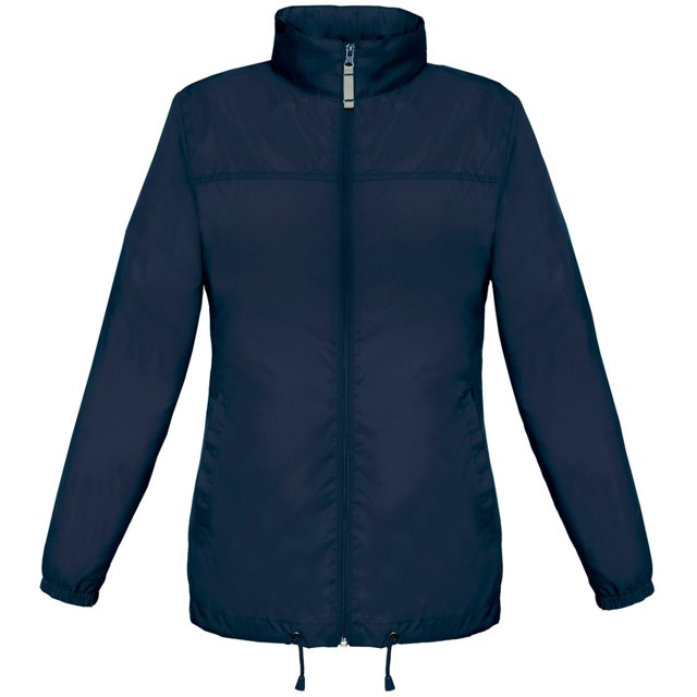 B&C - Chaqueta modelo Sirocco ligera, resistente a el viento y agua para mujer (Azul real)