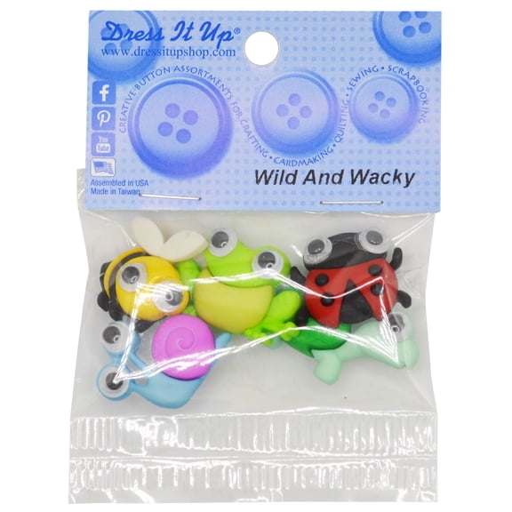 Wild and Wacky Buttons