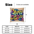 thumbnail image 5 of Easter Patterns - Set of 2, Available in 16x16, 18x18, and 20x20 Inches for Various Occasions, Sofa, Bed, Chair - Includes Pillow Inserts, Cushion Covers, Decorative Pillows, 5 of 6