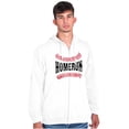 thumbnail image 5 of Sports Fan Baseball Stitches Homerun Zip Up Hoodie Men's Women's Brisco Brands S, 5 of 6