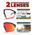 thumbnail image 2 of VICTGOAL Cycling Sunglasses for Men Women with Polarized and Photochromic 2 Lenses,UV400 Clear Road Bike Running Sports Goggles, 2 of 2