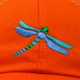 thumbnail image 5 of DALIX Dragonfly Womens Baseball Cap Fashion Hat in Orange, 5 of 7