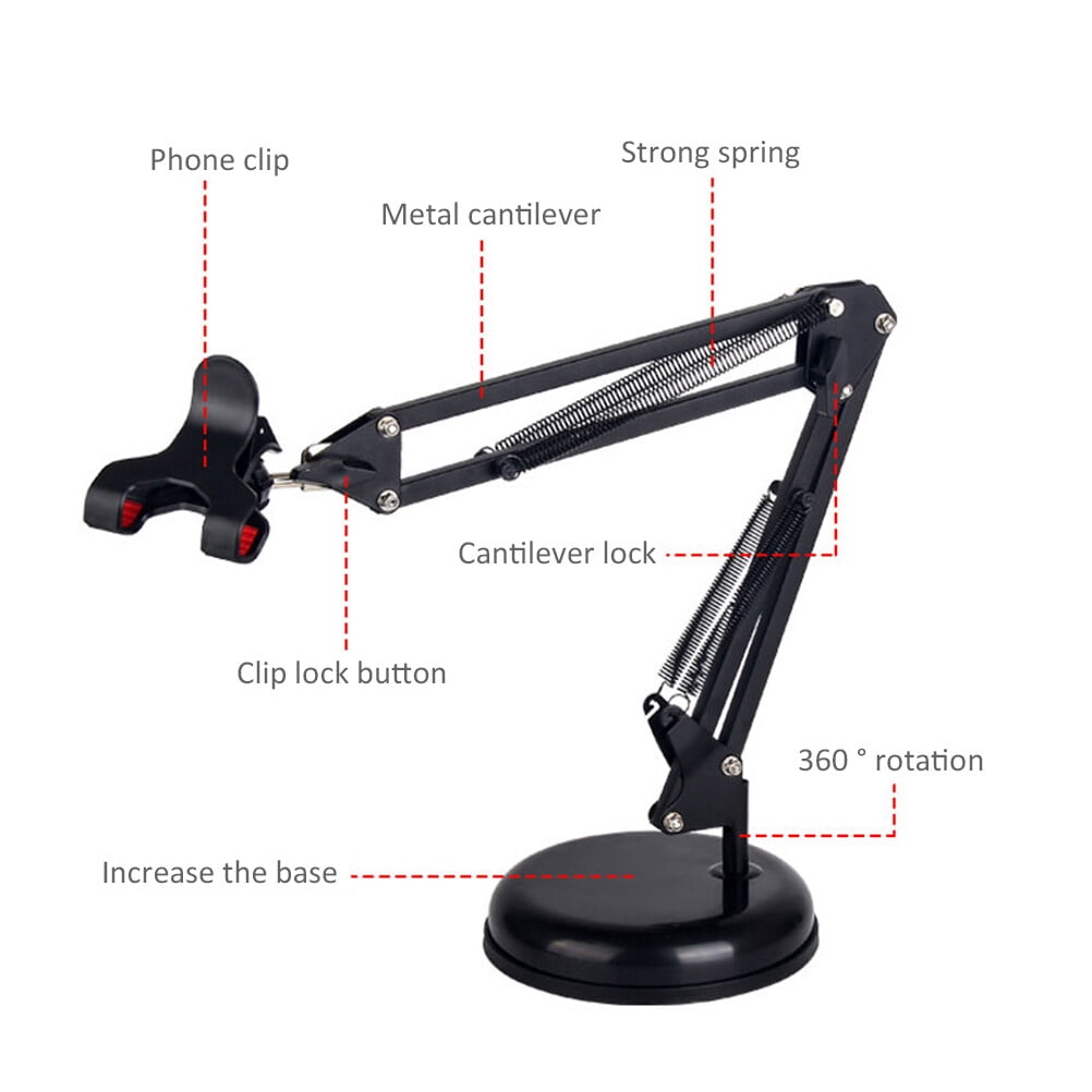 LABSERRON Mic Stand Boom Suspension Boom Arm Stand 1Pack
