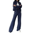 thumbnail image 2 of Conjunto Deportivo de Dos Piezas para Mujer, Ideal para Otoño Incluye Sudadera de Larga con Cremallera y Pantalón Azul M, 2 of 8