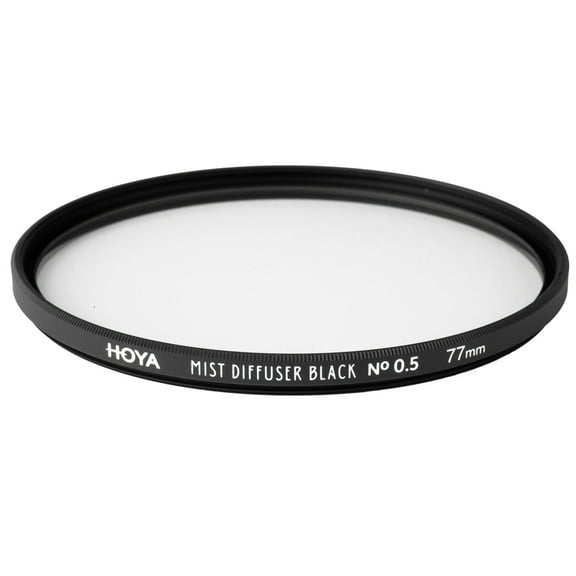 Hoya 77mm Mist Diffuser Black No. 0.5 Glass Filter