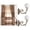 Khaki, variant on 2x Large Metal Crystal Glass Curtain Holdback Wall Tie Back Hooks Hanger Holder