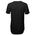 thumbnail image 2 of FashionOutfit Men's Longline with asymmetrical hemline t-shirt, 2 of 3