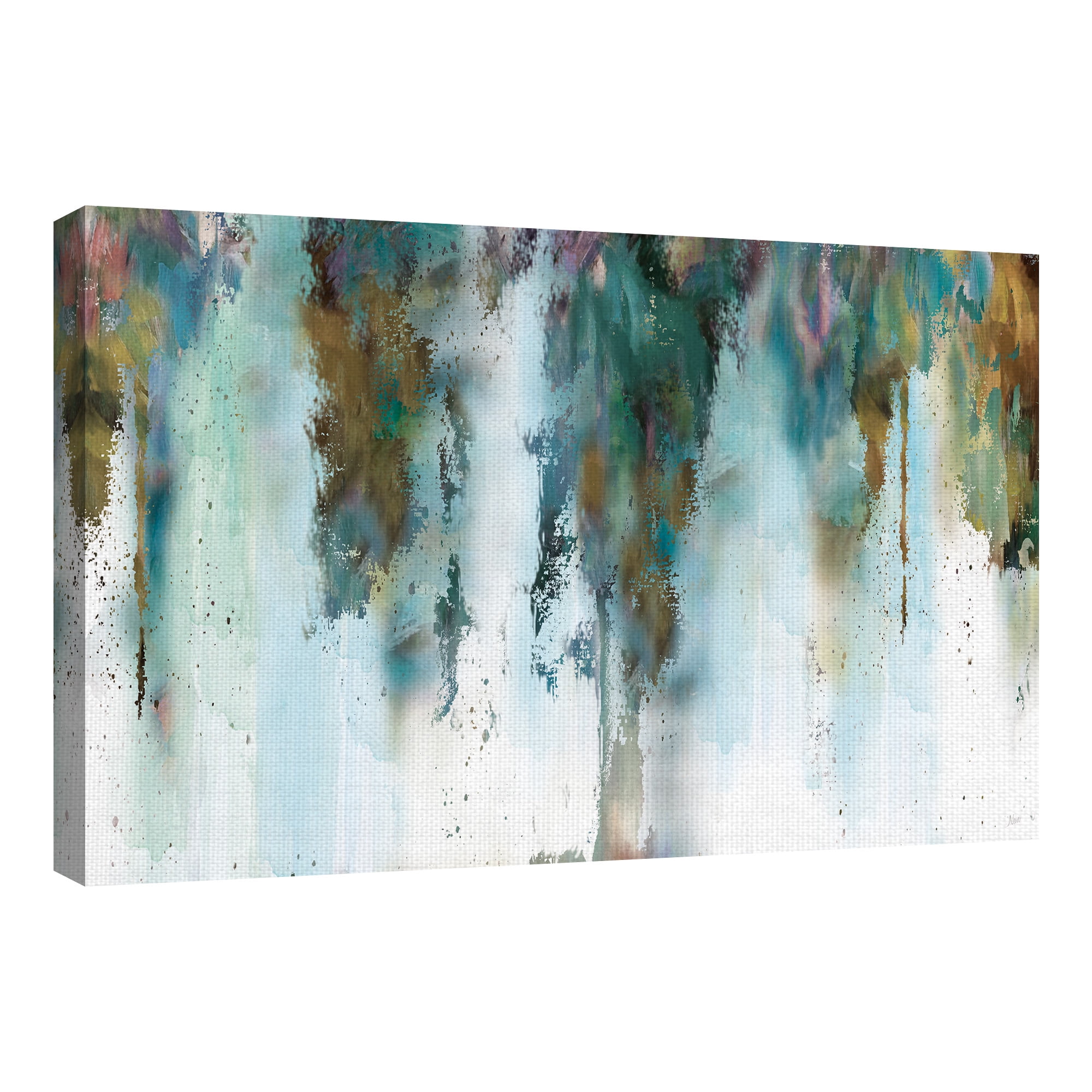 nao海外shopgallery Masterpiece Art Gallery Skyline Abstract Blue By Nan Canvas Art