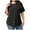 D-Black, variant on Wyobmus Short Sleeve Tops for Women V Neck Short Sleeve Sweater Casual Ribbed Knit Going Out Summer Tops Loose Fit Tunic Blouse C-Olive Green
