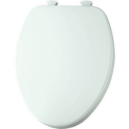 Church Seat 585EC 000 Lift-Off Elongated Closed Front Toilet Seat in White