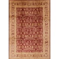 thumbnail image 1 of Ahgly Company Machine Washable Indoor Rectangle Industrial Modern Orange Area Rugs, 3' x 5', 1 of 7
