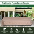 thumbnail image 3 of Hanover Outdoor Large Rectangle Furniture Cover for Sofa, Waterproof, Weatherproof, 57" D x 148" W x 31.1"H, 3 of 4