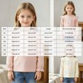 thumbnail image 3 of Toddler Girls T-Shirts Long Sleeve Shirts with Ruffle Fall Winter Cute Tops Crew Neck Shirts for Girls 6 12 18 24 Months 3T 4T 5T 6T Kids Basic Tee, 3 of 9