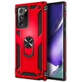 thumbnail image 2 of For Samsung Galaxy Note 20 Ultra Case with HD Film Screen Protector (Full Coverage), Nagebee Military Armor [Magnetic Ring Holder & Kickstand] Shockproof Protective Cover (Red), 2 of 5