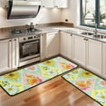 thumbnail image 3 of Kitchen Rugs Sets Of 2,Pioneer Flower Floral Print Pattern Anti Fatigue Kitchen Mat Rugs Non Slip Washable,Decorative Kitchen Floor Mats for Kitchen,Sink,Laundry,17"x47"+17"x47", 3 of 5