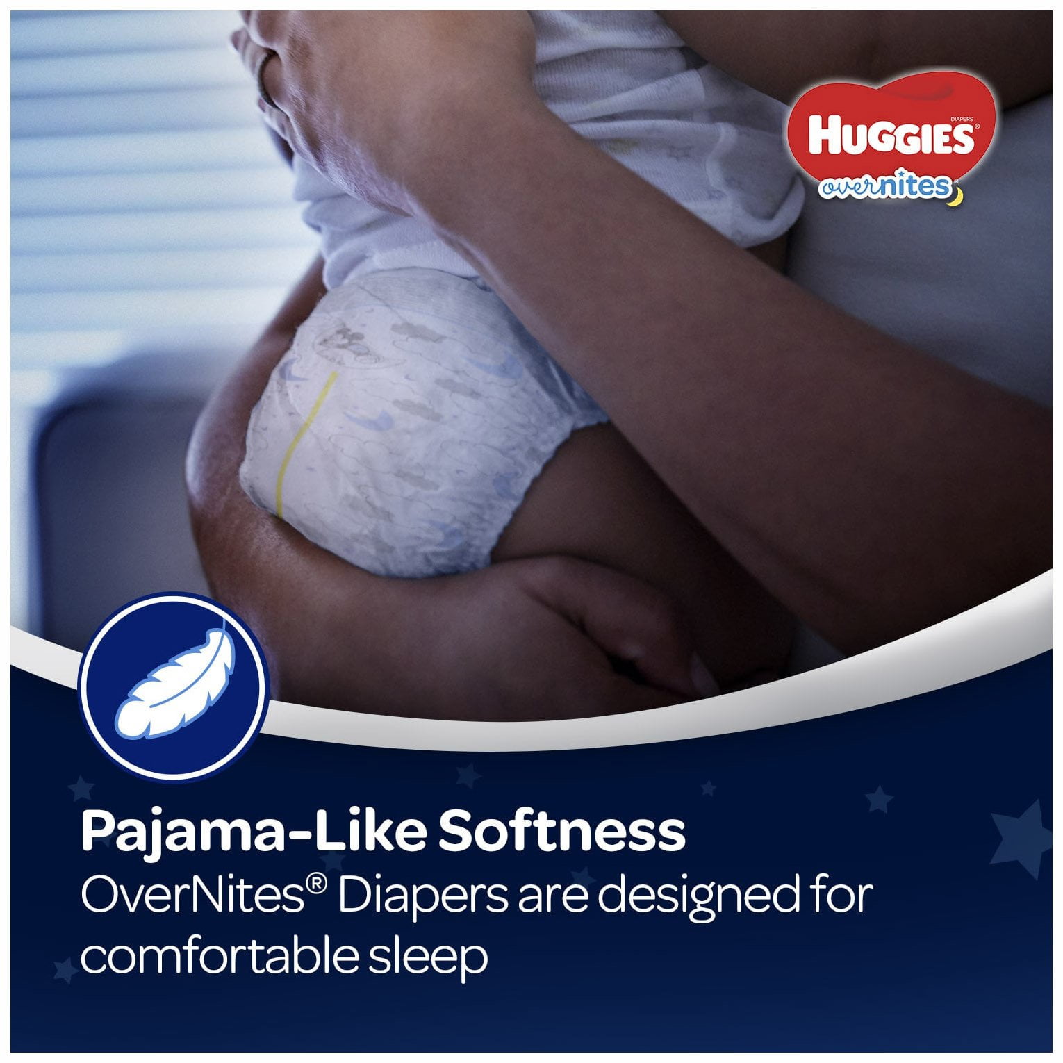 Huggies Overnites Nighttime Diapers, Size 4, 21 Ct, Jumbo Pack