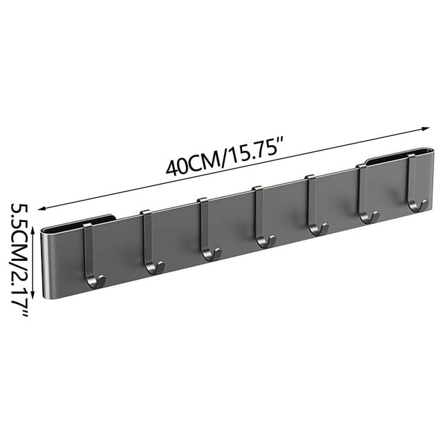 Yhmxh Gray Multi-Functional Wall-Mounted Minimalistic Organizer And Knife Rack with no-nail adhesive 12ml Organization and Storage Home Decor