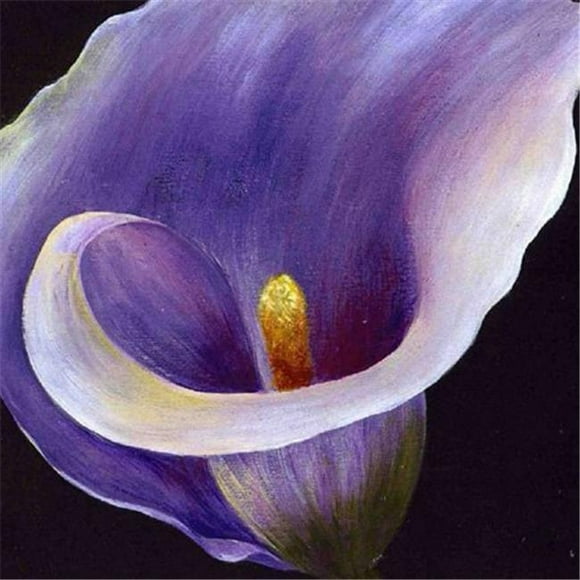 Vickerman F12145 Purple Calla Lilies in Acryllic Water