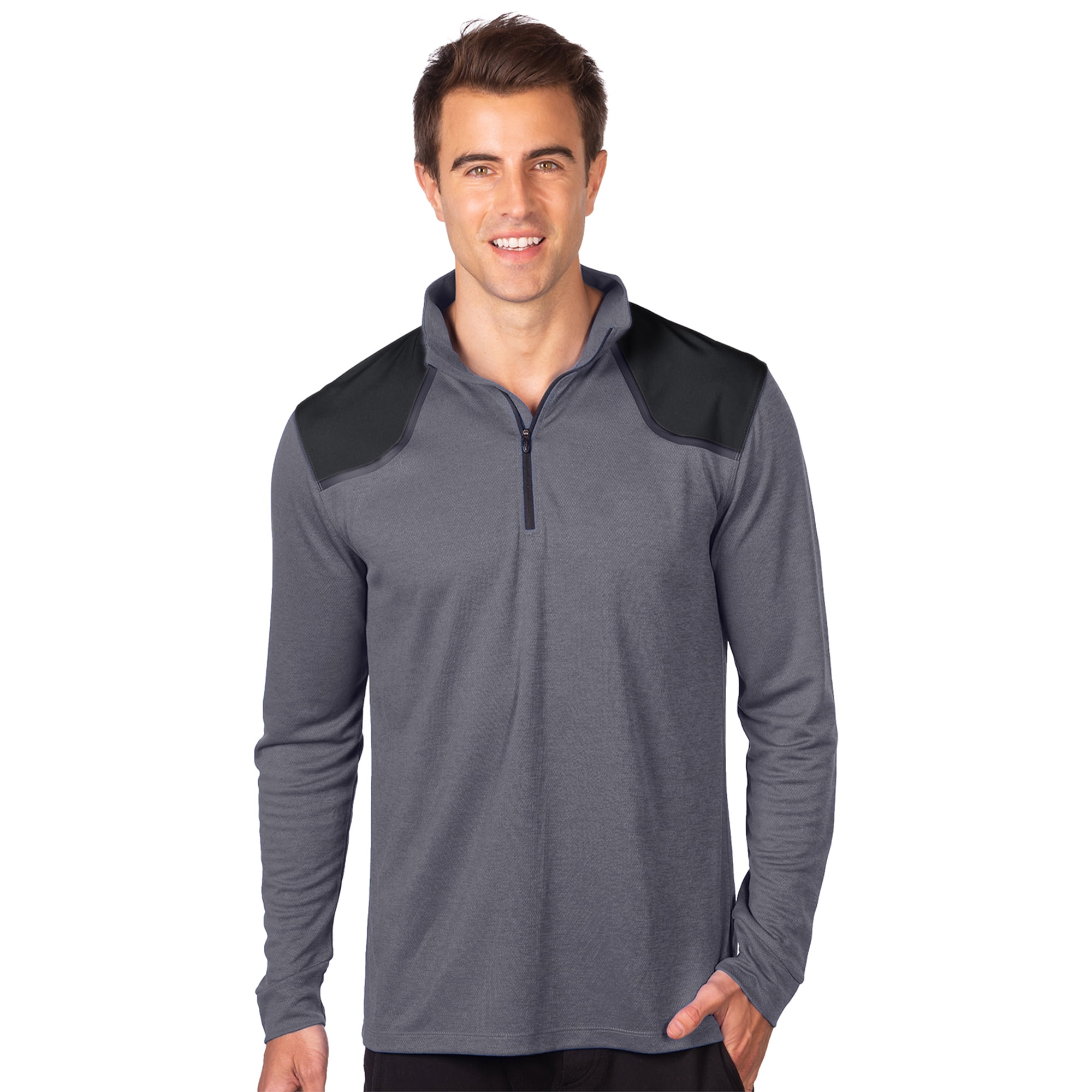 men's quarter zip performance pullover