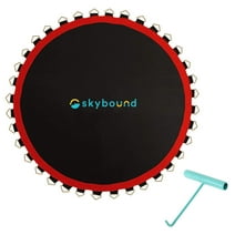 SkyBound Premium Trampoline Replacement Mat 150"Wide with 72 V-Rings for 14ft Trampoline fits 5.5"Springs,SunGuard Protection.