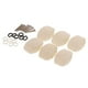 thumbnail image 2 of 6 Piezas Guitarra Acústica Tuning Peg Lve Tapón con Tornillos Cabezas Pearl Sunnimix Guitarra Tuning Peg Button, 2 of 8