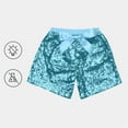 thumbnail image 5 of Xdegoge Girls Sequin Shorts with Satin Bow, Elastic Waist Sparkly Summer Shorts for Kids Party Holiday Outfits, 5 of 6