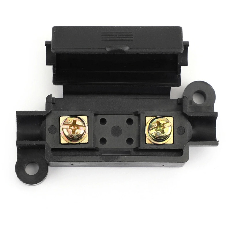 60 Amp In line Fuse Box Holder Set With Midi Fuse Terminal Heat Shrink Car Air Conditioner Fuse Accessories
