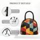 thumbnail image 4 of Easygdp Geometric Cube Pattern Art Bolsa de Almuerzo Insulada Grande, Forro de Aluminio, Diseño Espacioso, a Prueba de Fugas, Ideal para Trabajo, Picnics, Viajes y Actividades al Aire Libre, 4 of 6