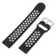 thumbnail image 3 of Reemplazo de pulsera de correa de reloj de silicona suave de 20 mm con orificios de aire para Amazfit GTS 3 negro gris, 3 of 5
