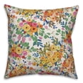 thumbnail image 2 of Creative Products Wildflower Monogram - D 18x18 Spun Poly Pillow, 2 of 3