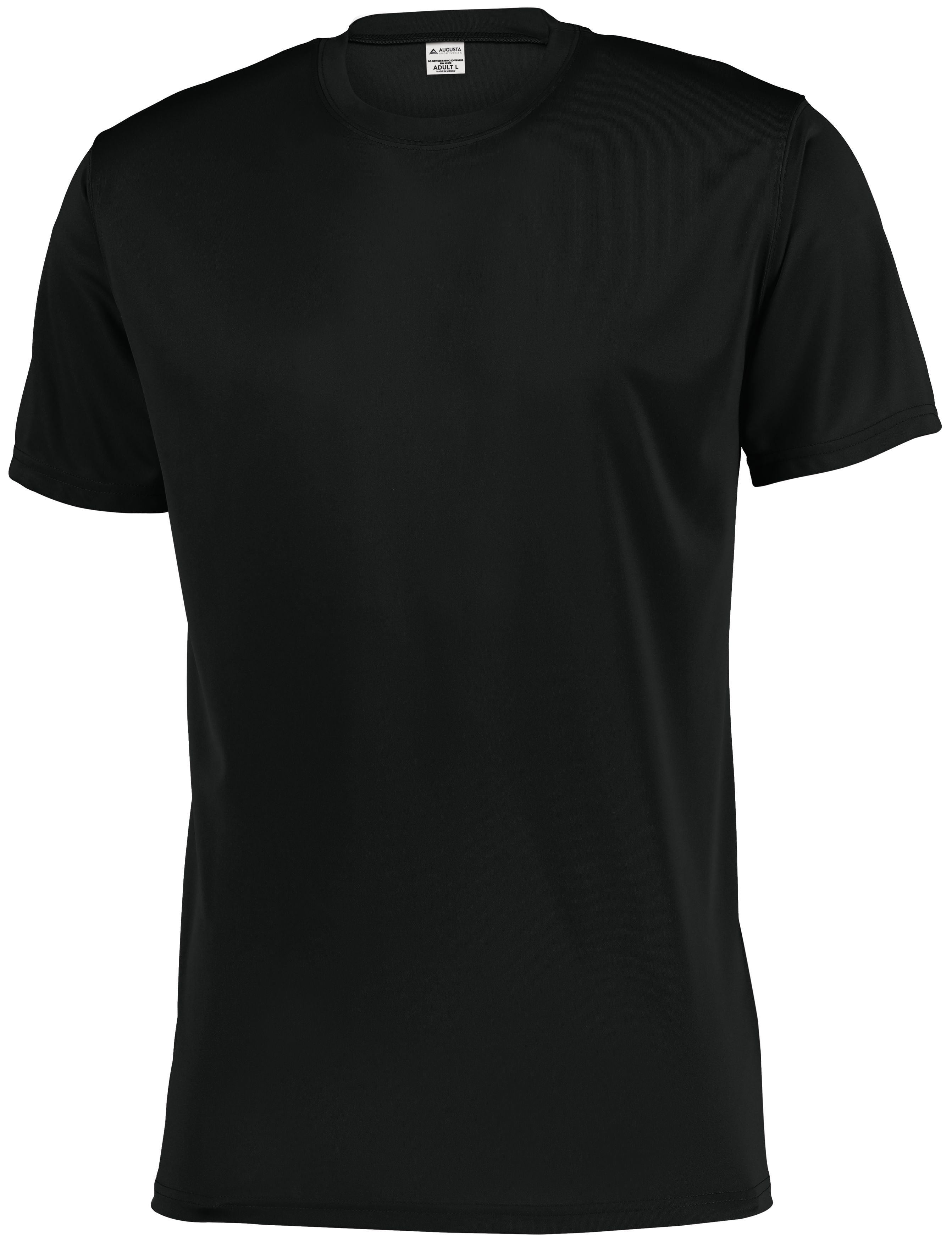 Augusta Sportswear 4791 Casual Teen Crew Neck Shirt Male Black L ...