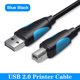 thumbnail image 3 of Vention-Cable USB para impresora ZJiang HP, Canon, Epson, USB 3,0, 2,0, tipo A macho A B macho, escáner de datos de sincronización, 3 of 5