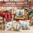 thumbnail image 4 of Christmas Throw Pillow Covers 18x18 Set of 4, Merry Christmas Tree Gnome Red Truck Candy Cane Xmas Farmhouse Decorations Rustic Winter Holiday Couch Cover for Sofa Bedroom Home Outdoor, 4 of 6