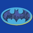 thumbnail image 2 of Mens Batman Signal Skyline T Shirt, 2 of 4