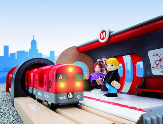 brio world metro railway set