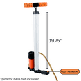 thumbnail image 4 of SCURRY 22" (55.9 cm) High-Pressure Hand Pump | Dial Gauge up to 57 PSI | Ideal for Cars, Bikes & More | Lightweight Metal Body | Accessories Included, 4 of 7